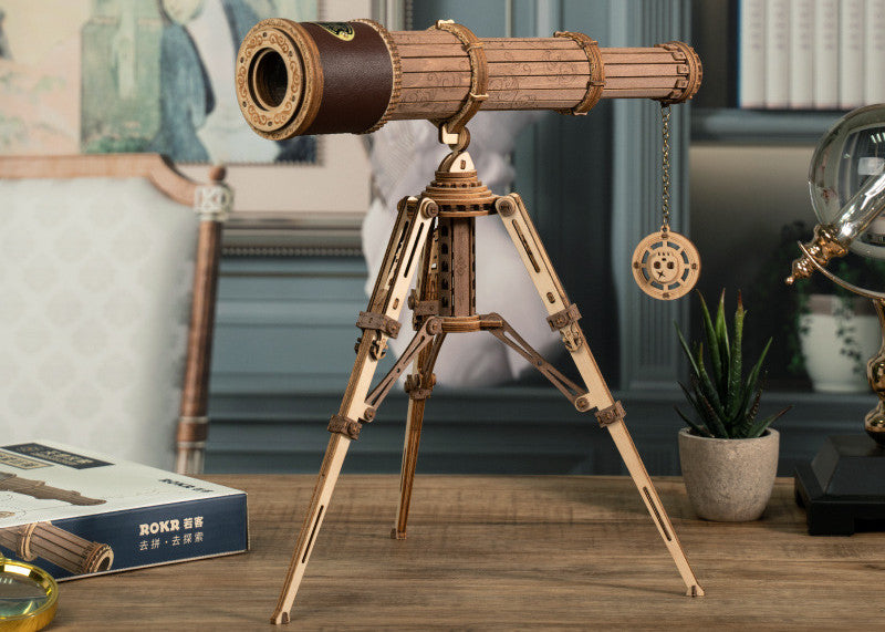 3D Holzpuzzle Astronomisches Teleskop – Bild 2 | LuxeStyle