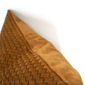 Wabi Wind Kissen Orange-Kaffee Lederoptik | LuxeStyle