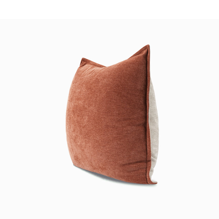 Kuscheliges Kissen in Orange-Kaffee-Farben – Bild 4 | LuxeStyle
