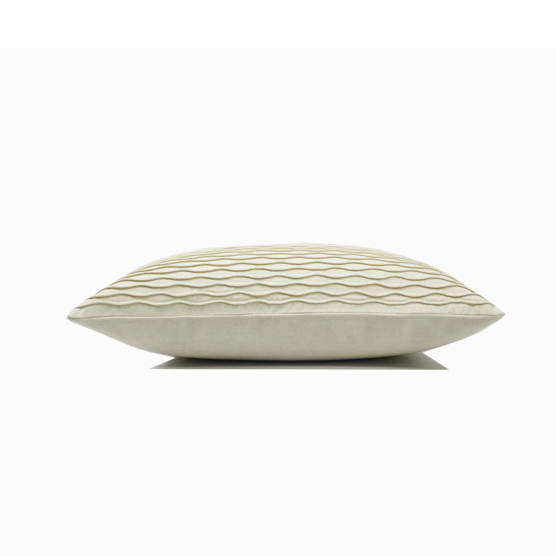 Beiges Wellenmuster Kissen Nordic Modern – Bild 3 | LuxeStyle