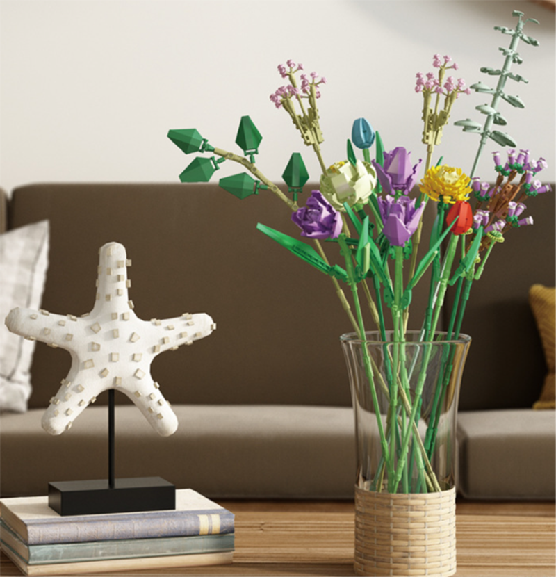 Blumenmodell-Mädchen-Puzzle-Baustein – Bild 3 | LuxeStyle