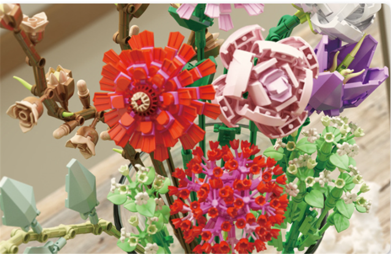 Blumenmodell-Mädchen-Puzzle-Baustein – Bild 6 | LuxeStyle