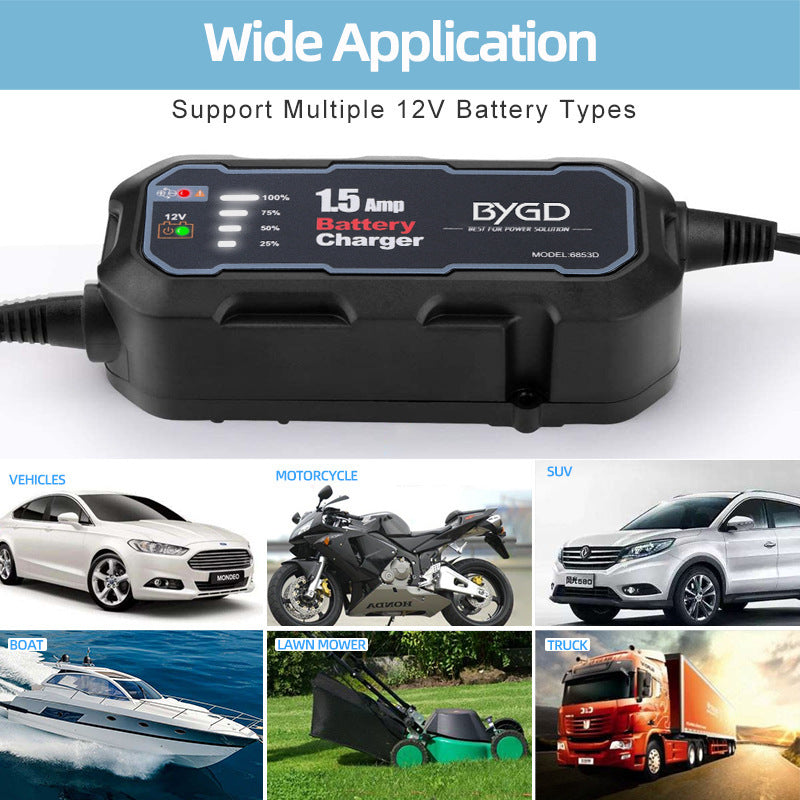Auto- und Motorrad-Batterieladegerät 12V – Bild 4 | LuxeStyle