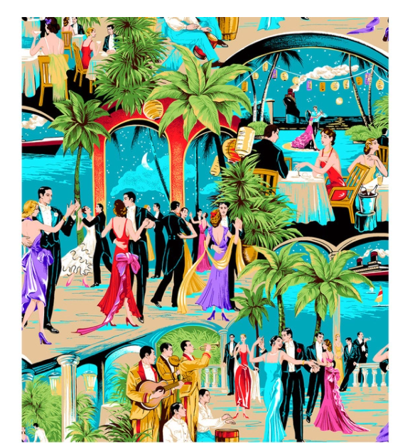 DIY Digital Painting Kit "Dancing In The Tropics" – Bild 1 | LuxeStyle