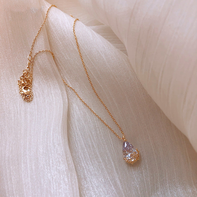 Halskette «Crystal Water Drop»