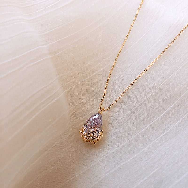 Halskette «Crystal Water Drop»