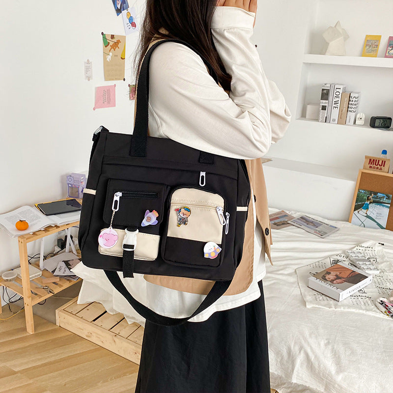 Nylon-Umhängetasche für Studentinnen – Bild 2 | LuxeStyle