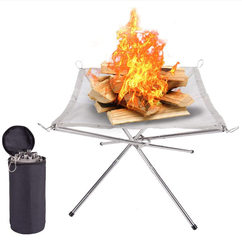 Faltbares Lagerfeuer- und Grillrost – Bild 3 | LuxeStyle
