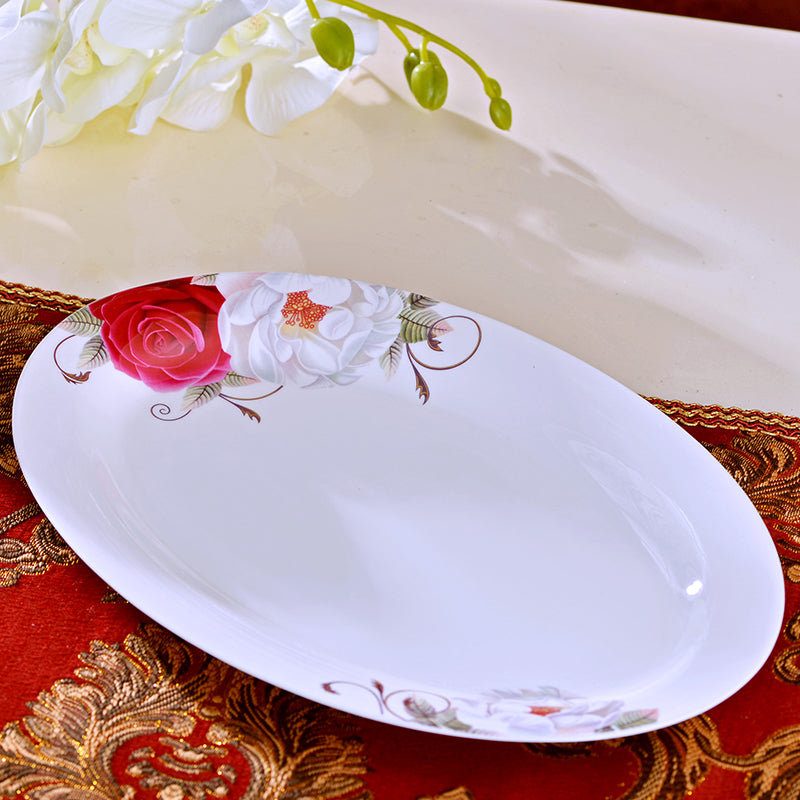 Ovale Jingdezhen Keramik Servierplatte – Bild 8 | LuxeStyle