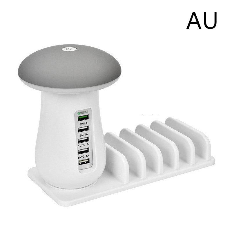 Multifunktionale Pilzlampe mit USB-Ladegerät