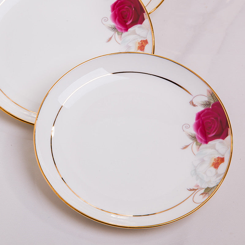 Japanisches Keramik-Tellerchen mit Blumenmuster, 6 Zoll – Bild 5 | LuxeStyle