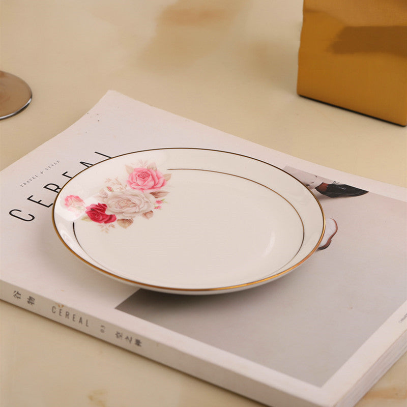 Japanisches Keramik-Tellerchen mit Blumenmuster, 6 Zoll – Bild 15 | LuxeStyle