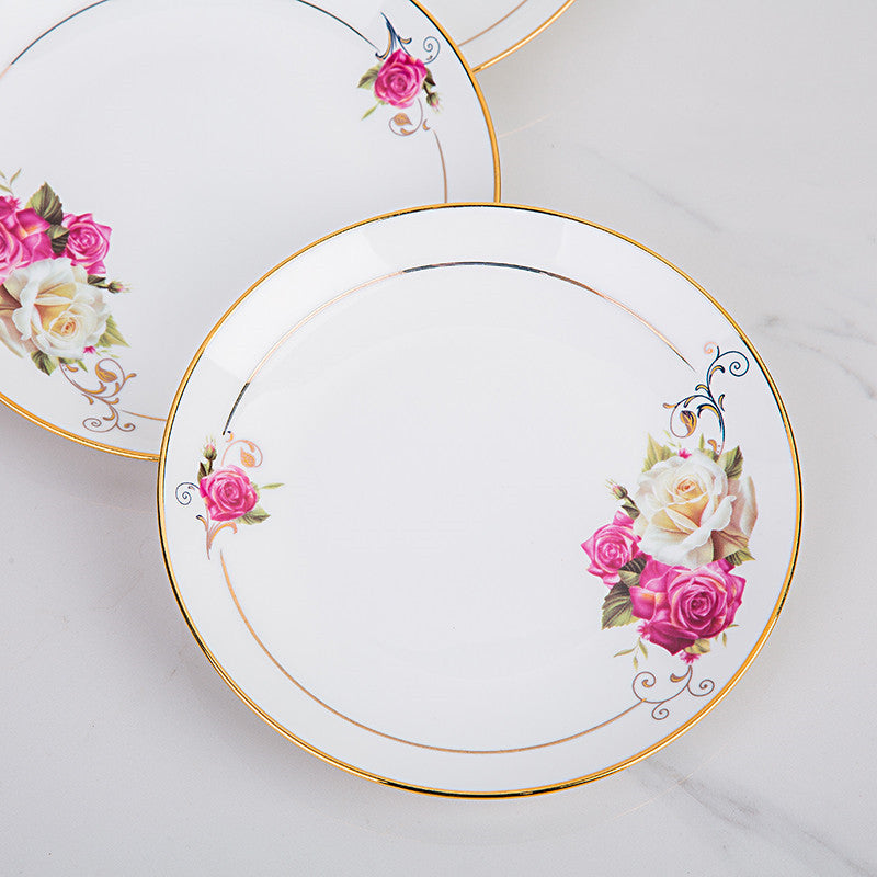 Japanisches Keramik-Tellerchen mit Blumenmuster, 6 Zoll – Bild 6 | LuxeStyle