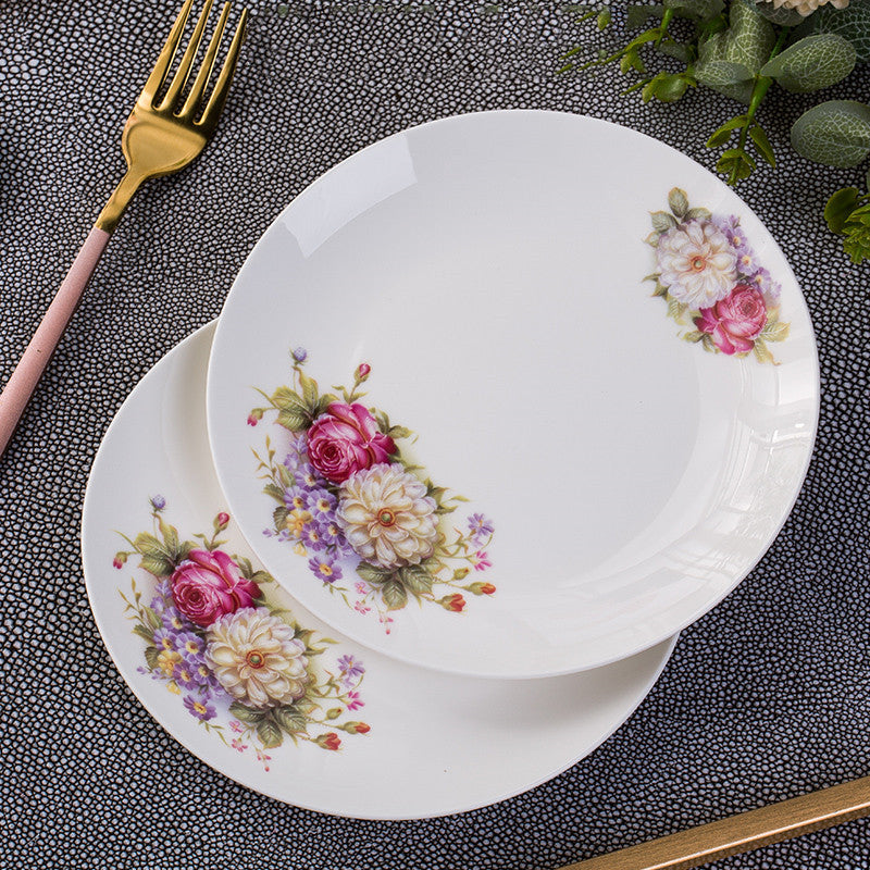 Japanisches Keramik-Tellerchen mit Blumenmuster, 6 Zoll – Bild 9 | LuxeStyle