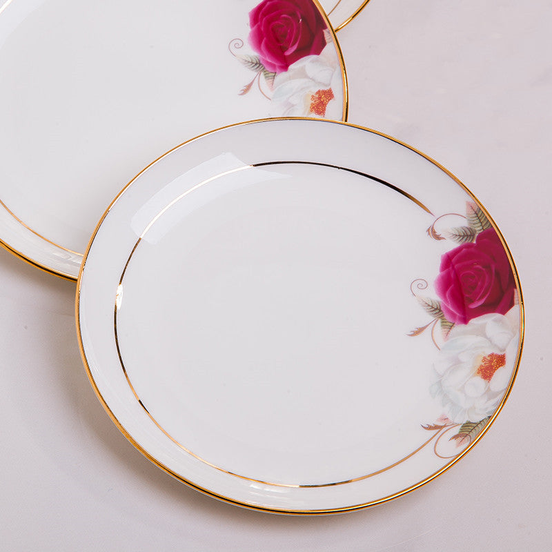 Japanisches Keramik-Tellerchen mit Blumenmuster, 6 Zoll – Bild 17 | LuxeStyle
