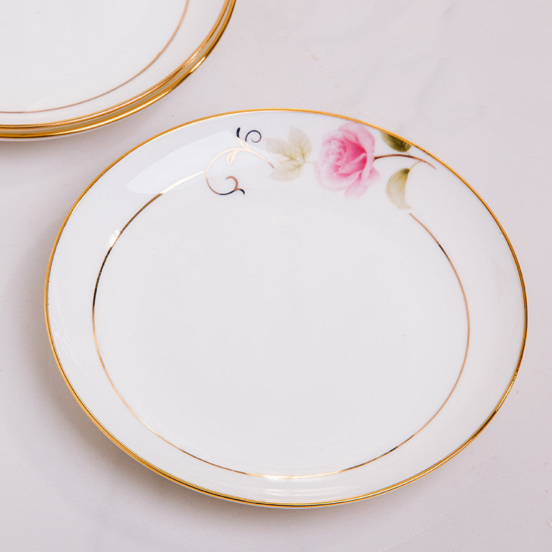 Japanisches Keramik-Tellerchen mit Blumenmuster, 6 Zoll – Bild 2 | LuxeStyle