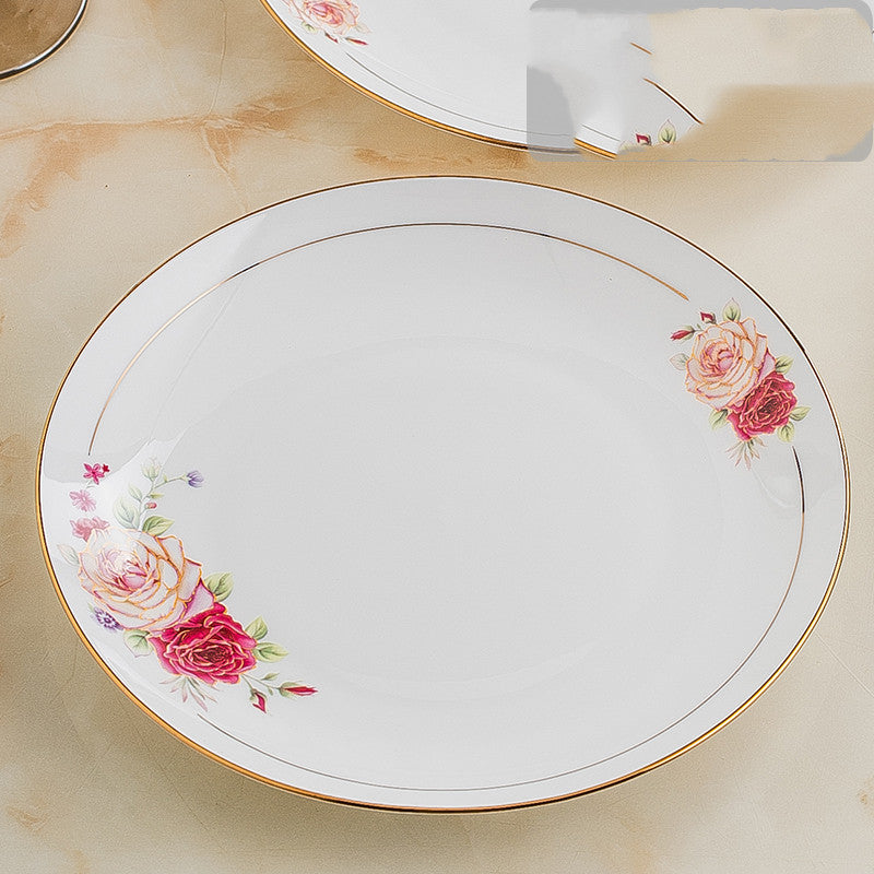 Mondteller aus Bone China Porzellan, 8 Zoll – Bild 8 | LuxeStyle