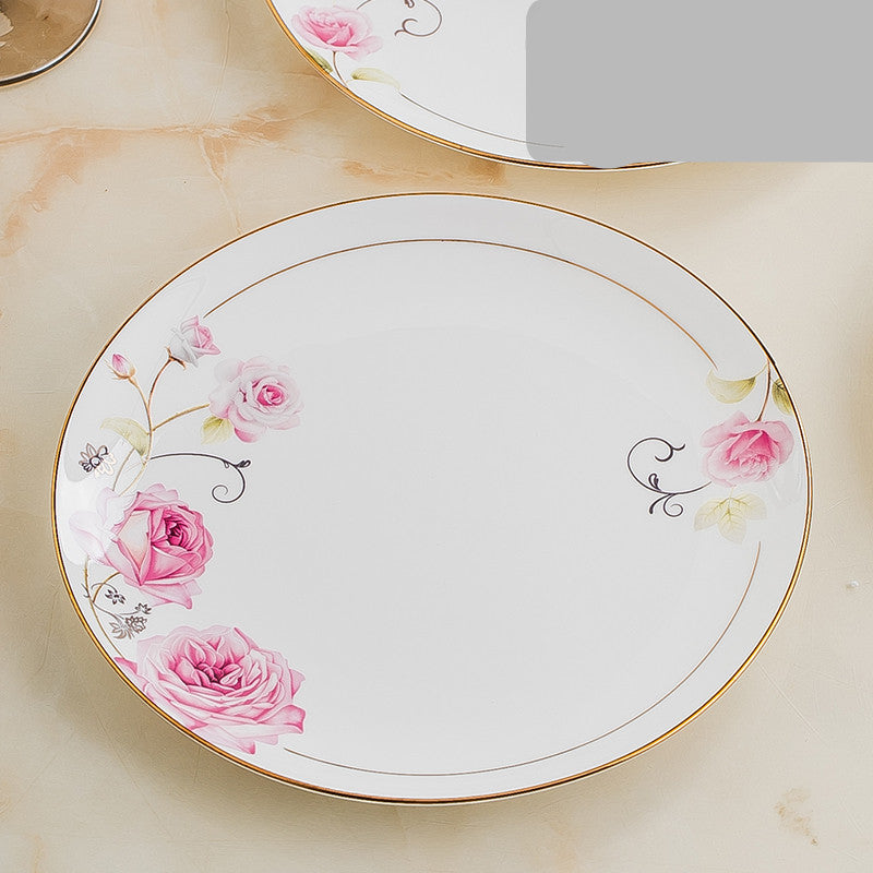 Mondteller aus Bone China Porzellan, 8 Zoll – Bild 10 | LuxeStyle