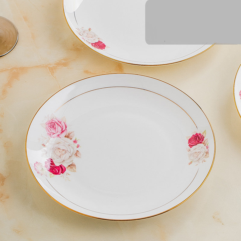 Mondteller aus Bone China Porzellan, 8 Zoll – Bild 11 | LuxeStyle