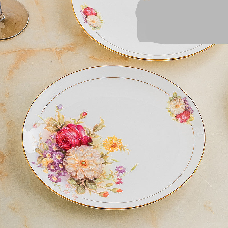 Mondteller aus Bone China Porzellan, 8 Zoll – Bild 4 | LuxeStyle