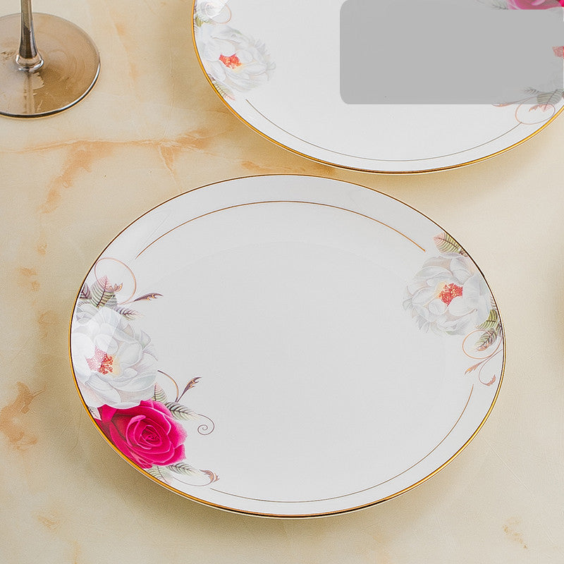 Mondteller aus Bone China Porzellan, 8 Zoll – Bild 9 | LuxeStyle