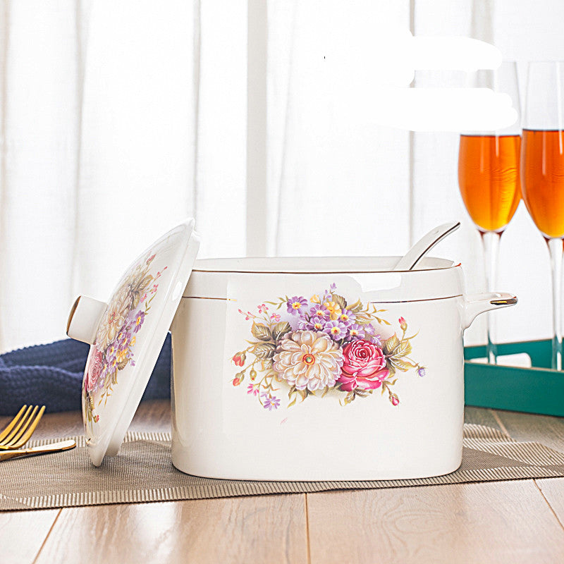 Imperiale Keramik-Kasserolle mit Deckel – Bild 10 | LuxeStyle