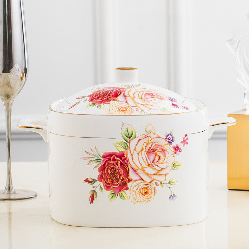 Imperiale Keramik-Kasserolle mit Deckel – Bild 15 | LuxeStyle