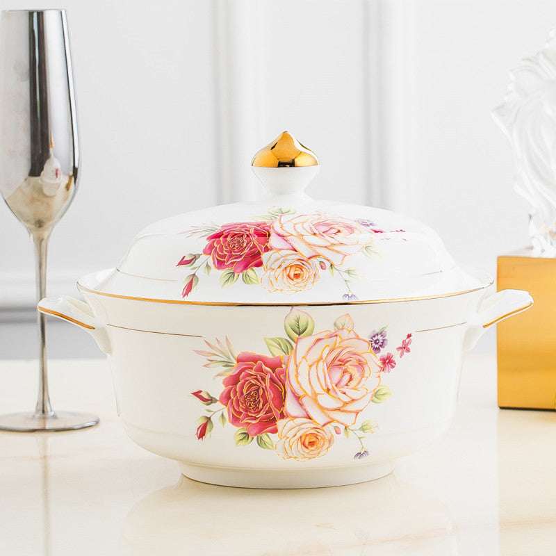 Imperiale Keramik-Kasserolle mit Deckel – Bild 16 | LuxeStyle