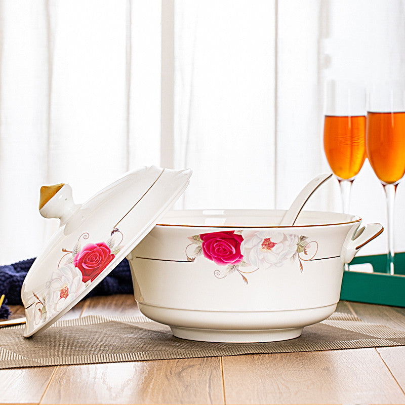 Imperiale Keramik-Kasserolle mit Deckel – Bild 11 | LuxeStyle