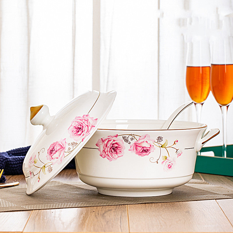 Imperiale Keramik-Kasserolle mit Deckel – Bild 14 | LuxeStyle