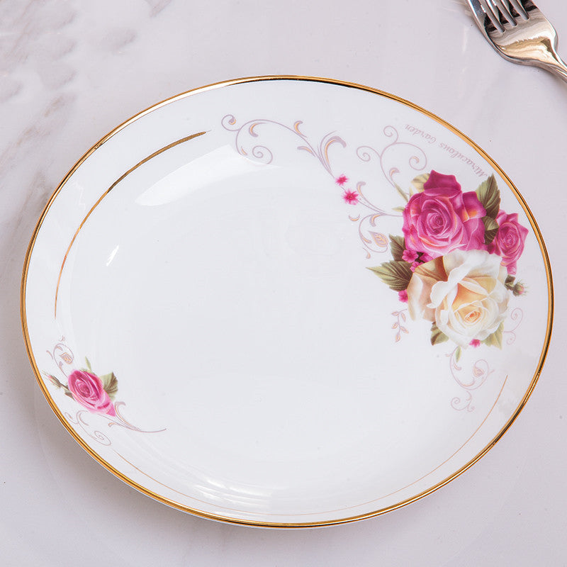 Yunge Porzellan Suppenteller – rund, 7 Zoll – Bild 6 | LuxeStyle