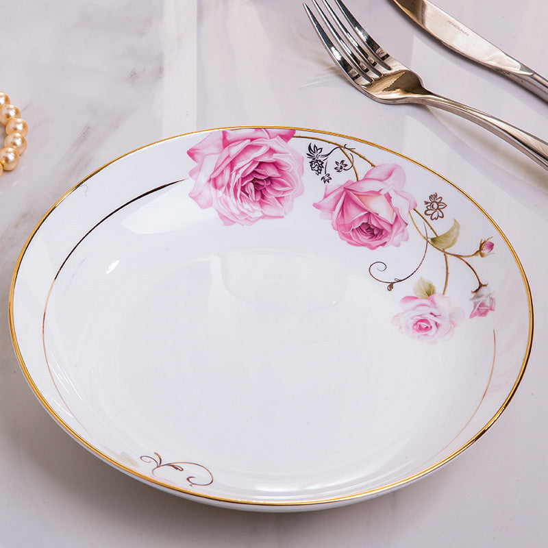 Yunge Porzellan Suppenteller – rund, 7 Zoll – Bild 7 | LuxeStyle
