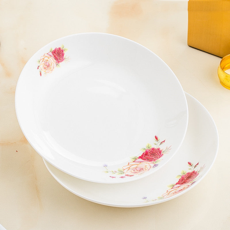 Yunge Porzellan Suppenteller – rund, 7 Zoll – Bild 2 | LuxeStyle