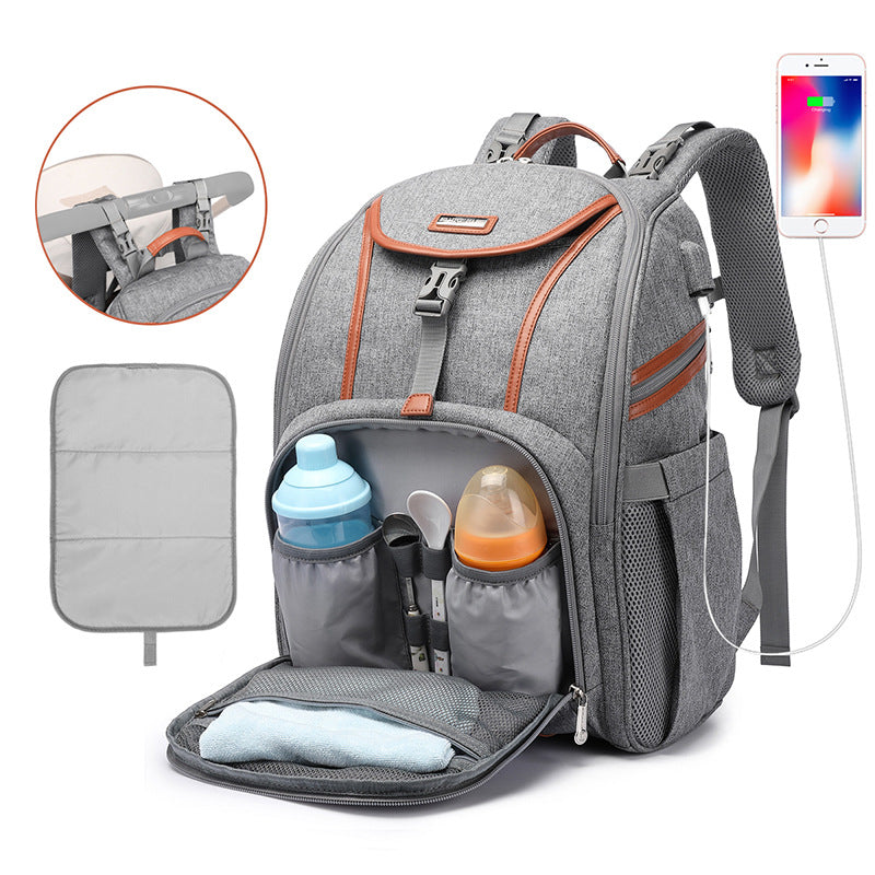 Multifunktionaler Mutterschafts-Rucksack – Bild 3 | LuxeStyle