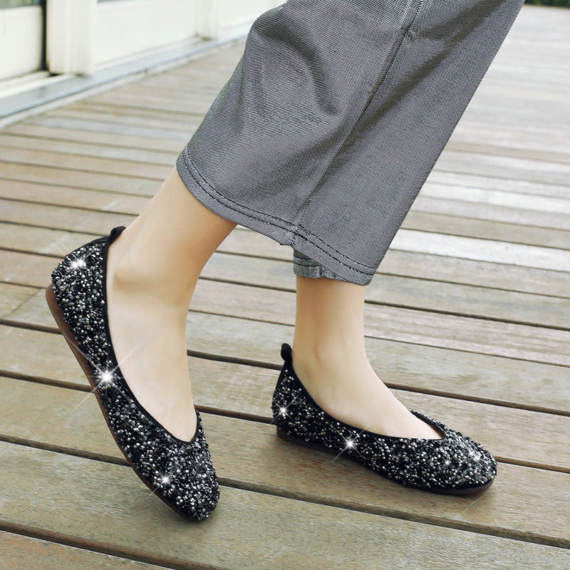 Mädchen Leder-Schuhe mit weicher Sohle