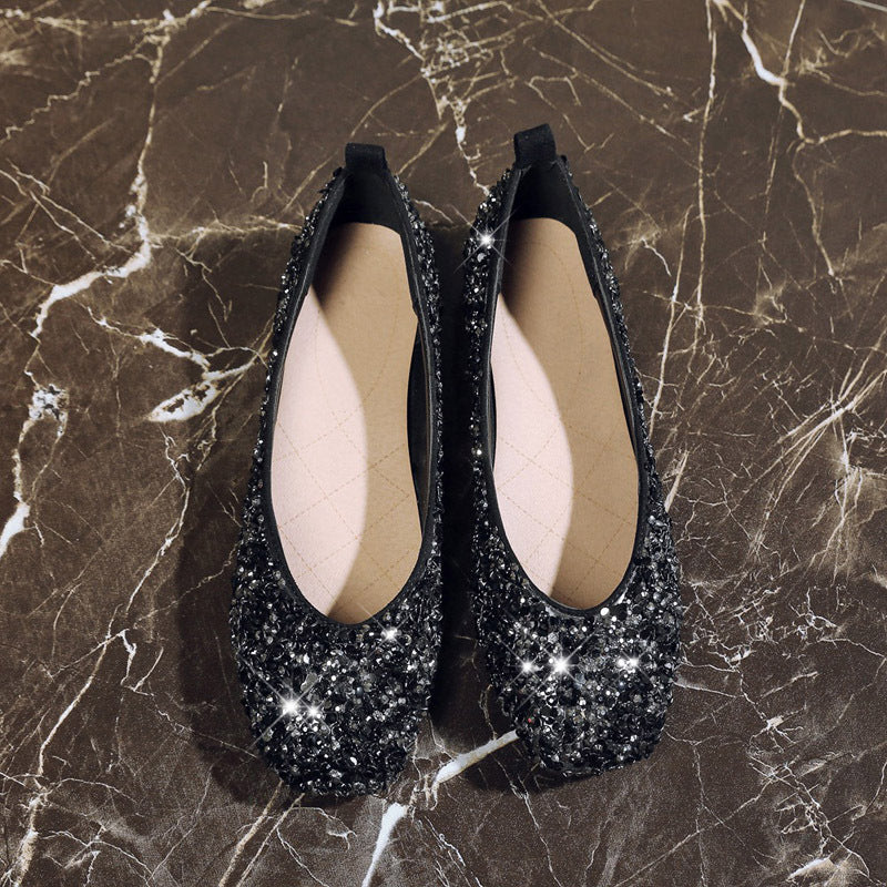 Mädchen Leder-Schuhe mit weicher Sohle