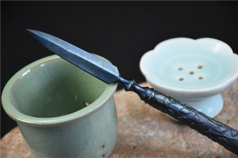 Longquan Tee-Messer aus integriertem Stahl – Bild 7 | LuxeStyle