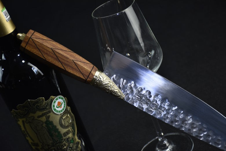 Sechseckiges Küchenmesser aus Palisander – Bild 2 | LuxeStyle