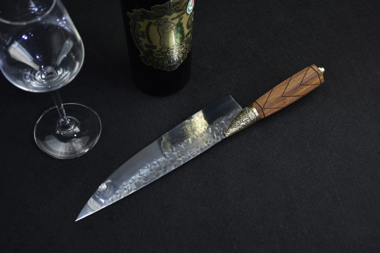 Sechseckiges Küchenmesser aus Palisander | LuxeStyle