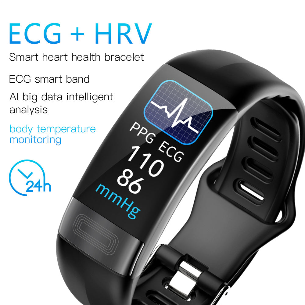 Smart-Armband mit EKG, Herzfrequenz und Temperatur