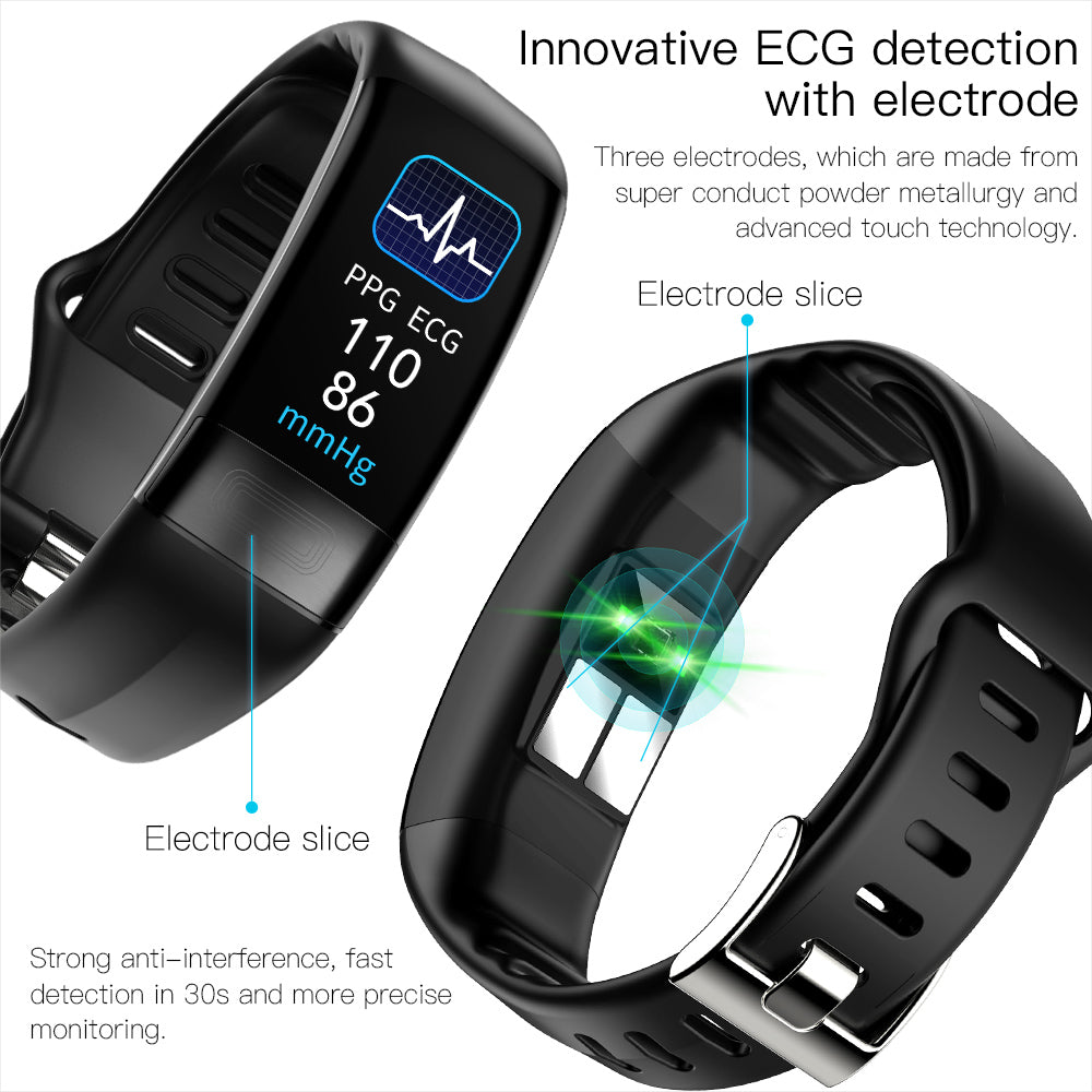 Smart-Armband mit EKG, Herzfrequenz und Temperatur