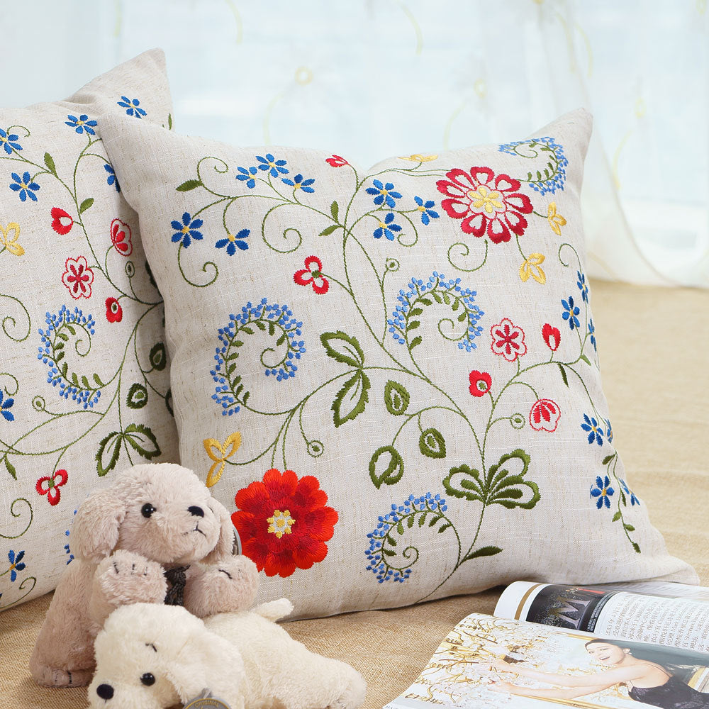 Blumenmuster-Kissenbezug – Bild 7 | LuxeStyle