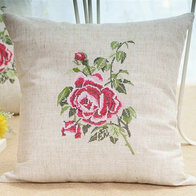 Blumenmuster-Kissenbezug – Bild 3 | LuxeStyle