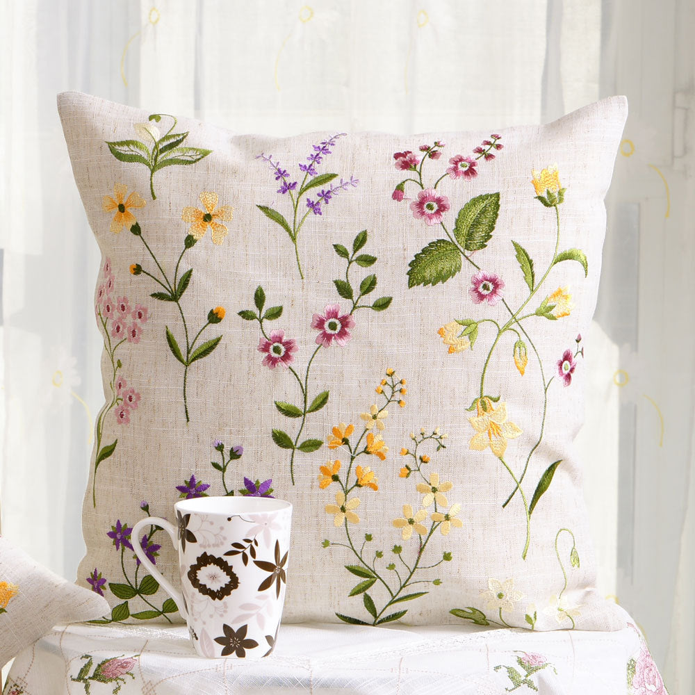 Blumenmuster-Kissenbezug – Bild 8 | LuxeStyle