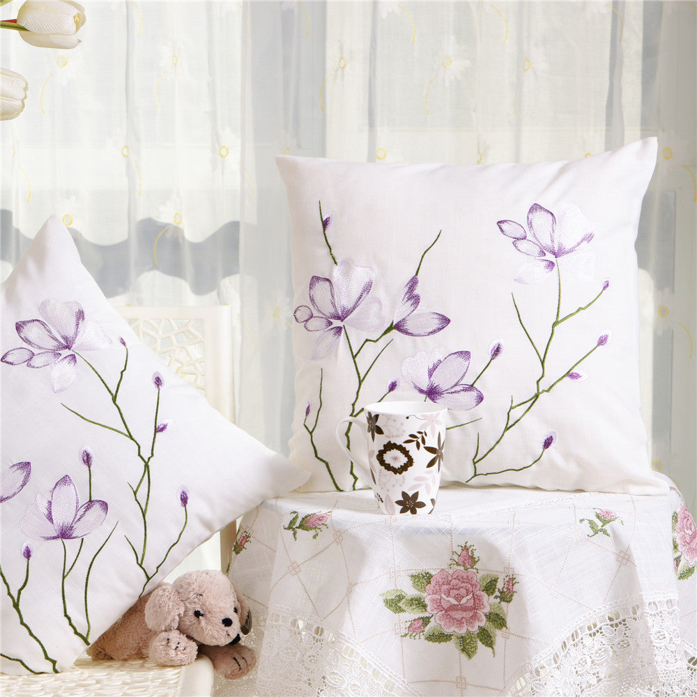 Blumenmuster-Kissenbezug – Bild 1 | LuxeStyle