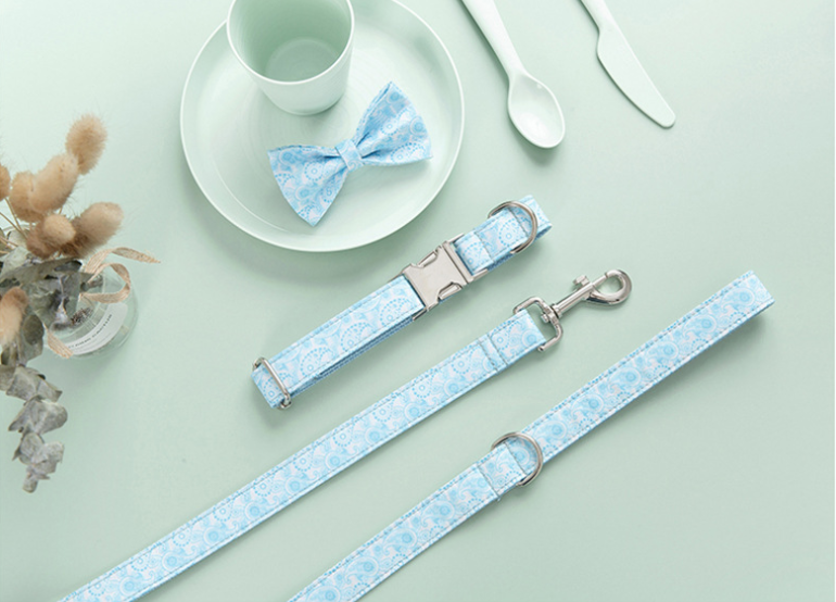 Paisley Halsband & Leine Set – Bild 8 | LuxeStyle