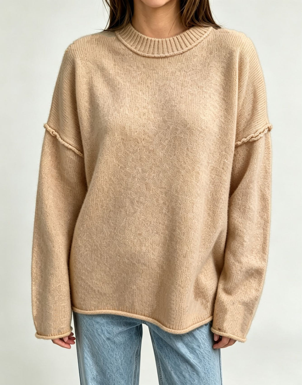Oversized Strickpullover für Damen