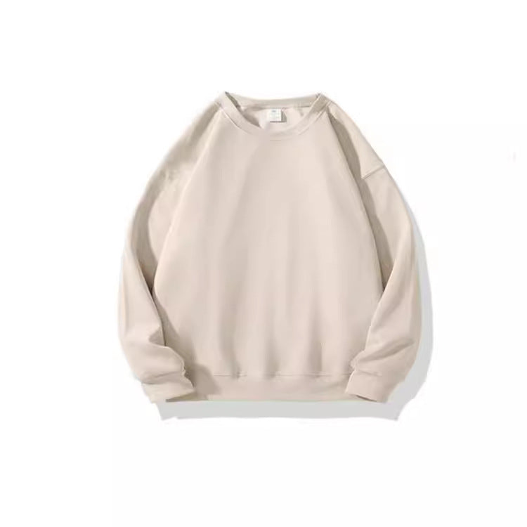 Rundhals-Sweatshirt in Apricot