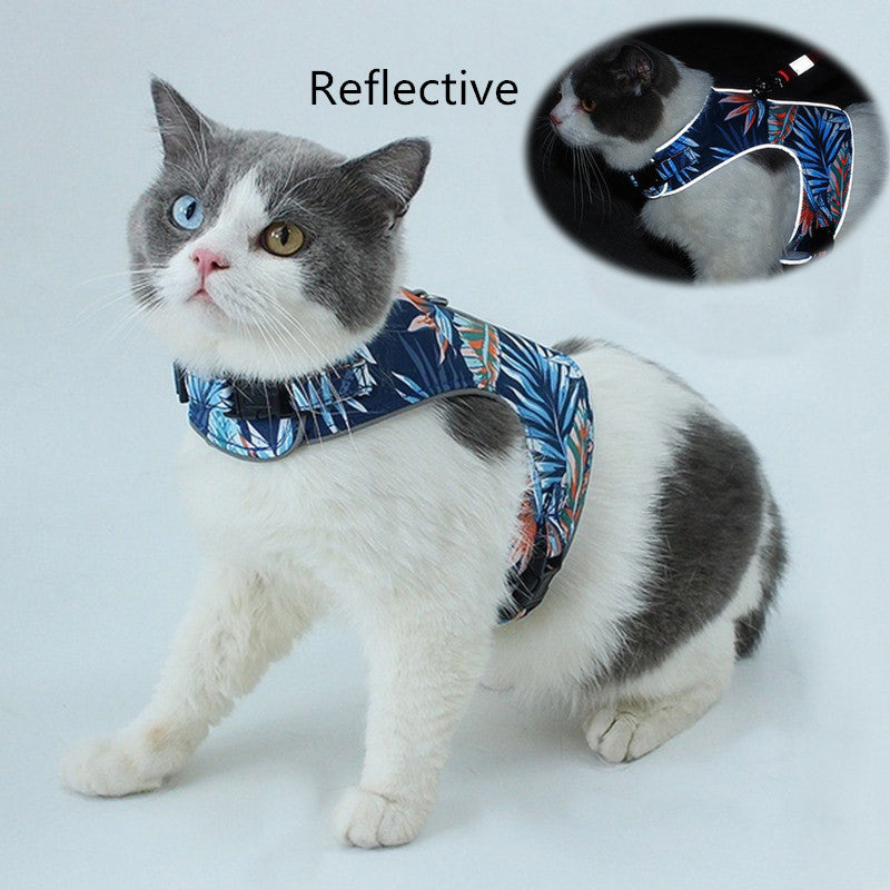 Reflektierendes Katzen-Geschirr mit Leine – Bild 6 | LuxeStyle