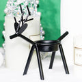 Weihnachtsdeer-Kerzenhalter aus Eisen | LuxeStyle